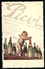 Cartolina d'artista Mauzan