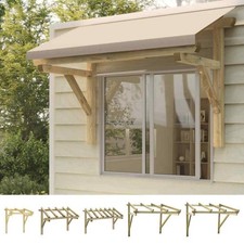 Tettoia per porta in pino