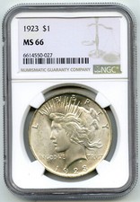 1923 Pace Argento Dollaro NGC