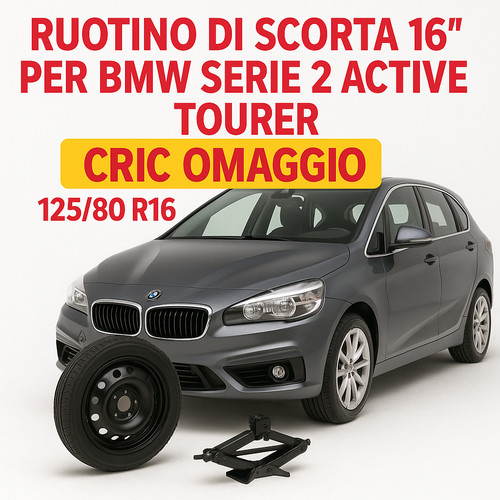 Ruotino scorta bmw serie 2 - ruotino,