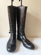 STIVALI MOTO PAUL SMITH TRIUMPH NERI IN PELLE CON FIBBIA MISURA 6/39 CTRP £410