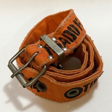 Tornado F-14 Cintura Arancione Nero Designer Alternative Glam Streetwear 00s Y2K