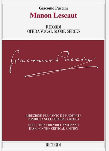 Puccini manon lescaut - -,