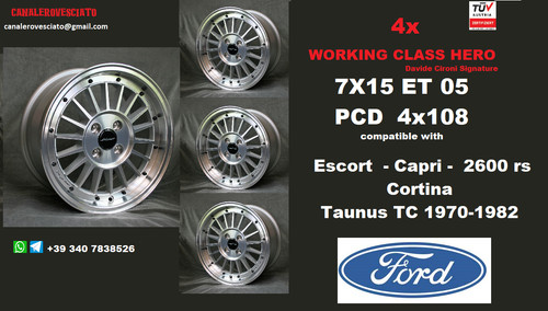 Cerchi lega pollici - 15, 4x108