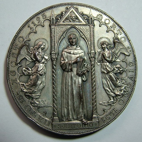 Medaglia 1895 sant antonio da - medaglia,