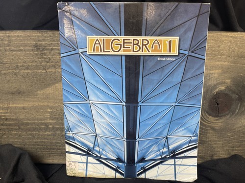 Algebra text third ed - text,