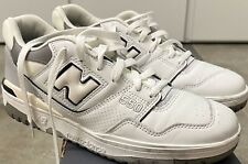SCARPE NEW BALANCE 550 salt & pepper - taglia 44 USATE Bianco grigio (BB550PWA)