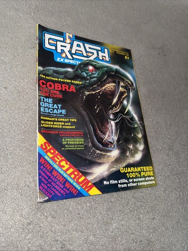 Crash magazine issue - magazine,