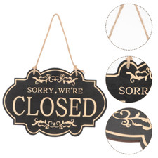  Double Sided Open Closed Sign