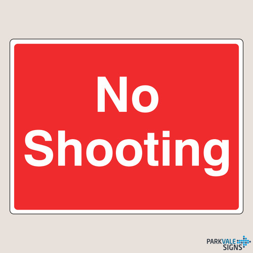 Insegna shooting - insegna, no