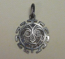 SUN with GREEK 925 Brunished
