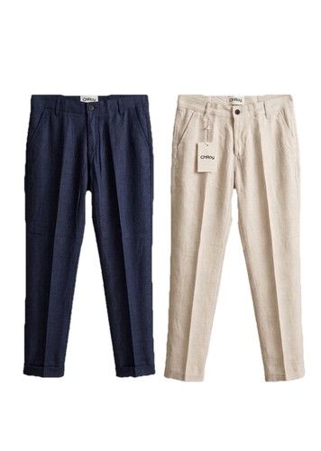 Set pantaloni lino tg - lino,