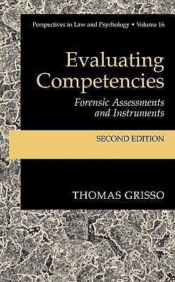 Evaluating competencies - evaluating,