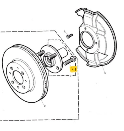 Rover 200 zr - 200/25/mg, perno