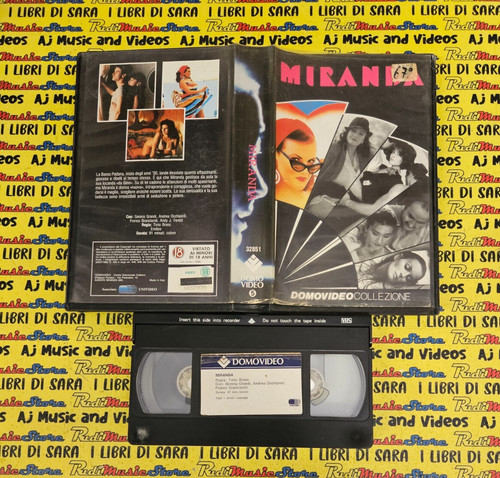 Vhs film miranda tinto brass - miranda,