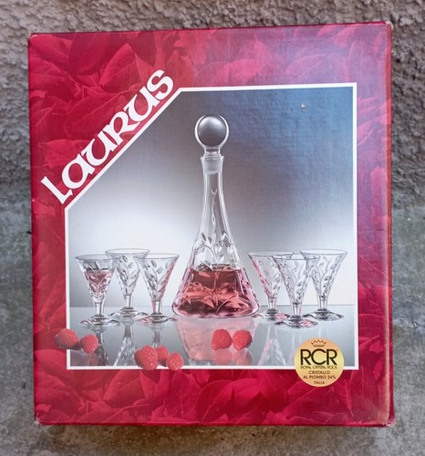 Servizio liquore cristallo - servizio, da