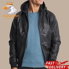 GIUBBINO BOMBER UOMO NERO IN