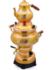 %100 Rame Samovar Gold TEA