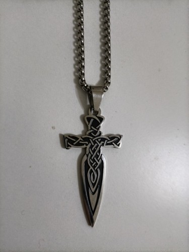 Collana ciondolo daga - collana,