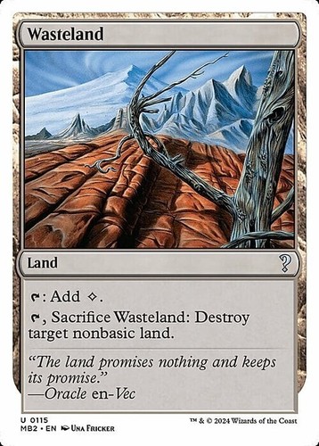 Mtg wasteland mystery - mtg,