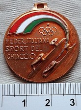 Medaglie OLIMPICA CONI FEDEREZIONE ITALIANA  PATTINAGGIO GHIACCIO