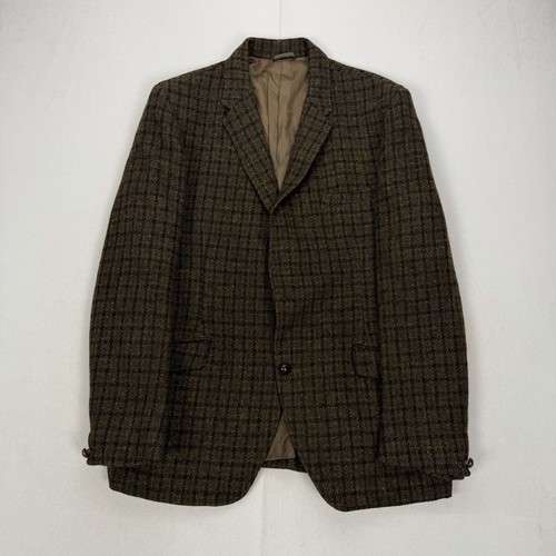Giacca harris tweed check - tweed,