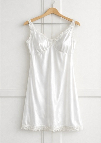 Sottoveste bianco imec intimo - sottoveste,