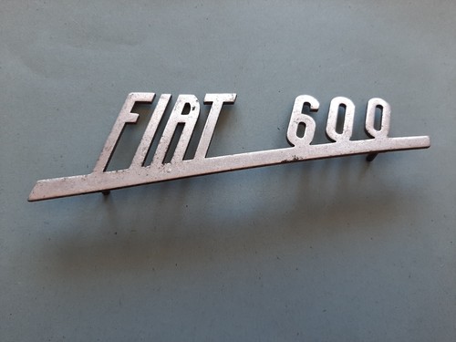 Scritta cofano posteriore fiat - cofano,