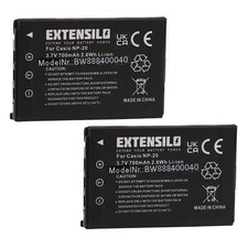 2x Batteria per Casio Exilim
