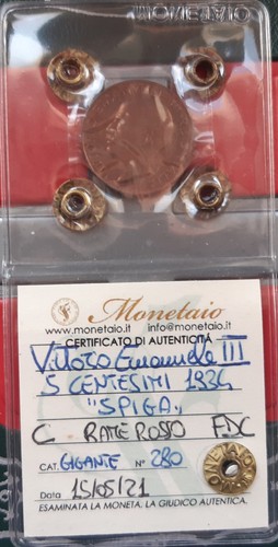 5 centesimi 1934 - ,