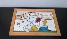 Quadro Specchio Snoopy Peanuts Vintage