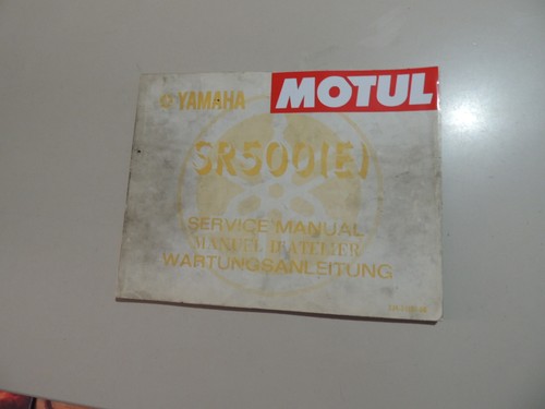 Yamaha 500 1978 manuale - sr,