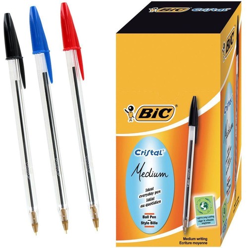 Bic cristal medium 0mm - cristal, ball