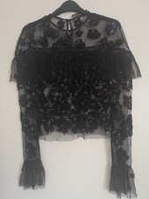 Camicia blusa top - , nera