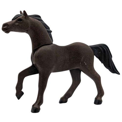 Playmobil cavallo marrone