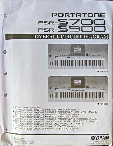 Yamaha psr s700 - psr-s700, psr-s900