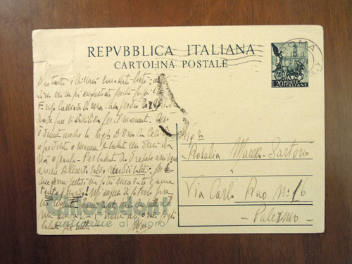 Repubblica cartolina postale - cartolina,