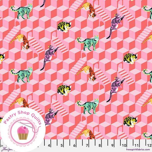 Tessuto trapuntato tula pink - trapuntato,