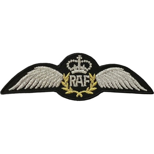 Raf pilot wings patch - raf, iron
