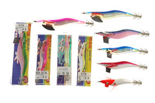 YO-ZURI OITA Lotto 10 TOTANARE - Misure 2.5 - 3.0 - 3.5 - 4.0 in SETA e PVC AB88