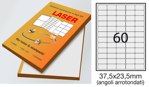 100 fogli carta adesiva - 100,