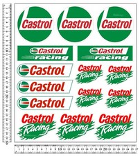 Adesivi Stiker Castrol sponsor