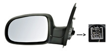 SPECCHIO SPECCHIETTO RETROVISORE ELETTRICO SX per Opel Corsa C (2000-2010)