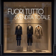 vetrofanie saldi natale fuori