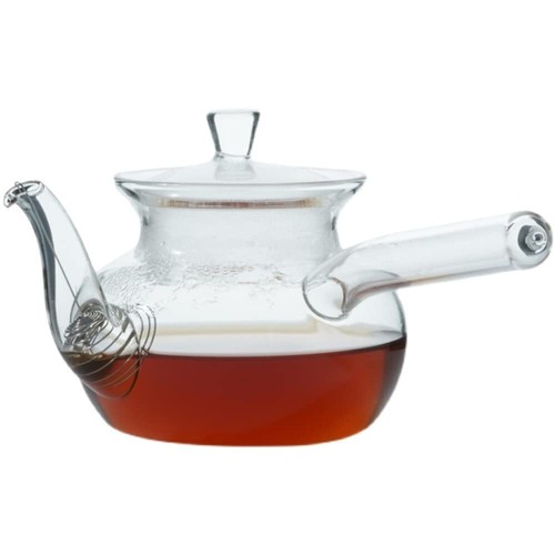 400ml glass teapot side - 400ml,