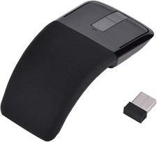 Mouse Bluetooth Arc Touch Pieghevole Da 2,4 Ghz Con Ricevitore USB per PC, Lapto