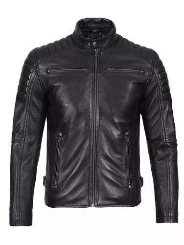 Giacca motociclista trapuntata - giacca,