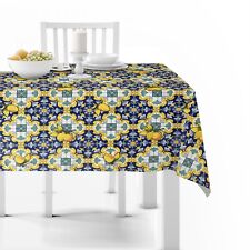 Tovaglia Antimacchia Stampata No Stiro x6 x12 Posti Fantasia Tavolo Facile Pulir