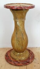 COLONNA , CAPITELLO , porta vasi - legno , dorato , 78 cm, NO SPEDIZIONE