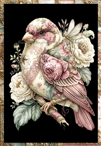 Blocco trapunta rosa shabby - rosa,